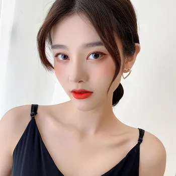 Coreeană Farmec Perla Ciucure de Cristal Dragoste Inima Cercei pentru Femei de Moda Asimetrice Cercel Bijuterii de Lux de Nunta Boucle D'orei