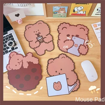 Creator de Desene animate Drăguț Urs Mouse Pad anti-alunecare Mini Mouse Pad din Cauciuc Moale Kawaii Birou Mat Office Home Supplies