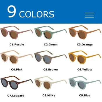 CRIXALIS Rotund ochelari de Soare pentru Femei Brand de Lux 2023 Tendință de Moda pentru Femei Ochelari de Soare UV400 Anti-orbire Stil coreean Nuante Doamnelor