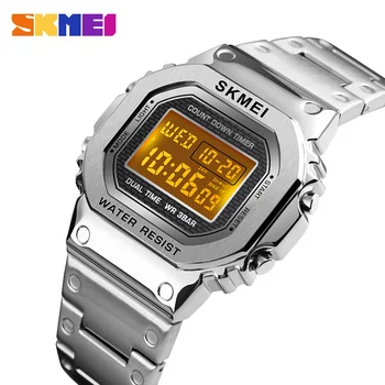 Cronograf Numărătoarea inversă Ceas Digital Pentru Bărbați Moda Sport în aer liber, Ceas de mână pentru Bărbați Ceas cu Alarmă Ceas rezistent la apa de Brand de Top SKMEI