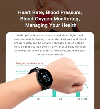 D18 Ceas Inteligent Pentru Barbati Femei Ceas Fitness Tracker Monitor De Ritm Cardiac Tensiunea Arterială Pedometru Sport Smartwatch Ceas Copii