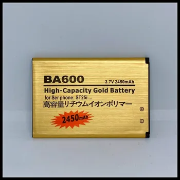 De aur de Înlocuire BA600 de Înlocuire a BATERIEI Pentru Sony Xperia U ST25i ST25 BATERIE ba600