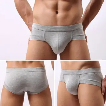 De înaltă Calitate, Plus Dimensiune Mens Erotic Sex fără Sudură Talie Joasa Moale Confortabil Solid Scurt Boxeri Pantaloni Lenjerie pentru Bărbați Chiloți