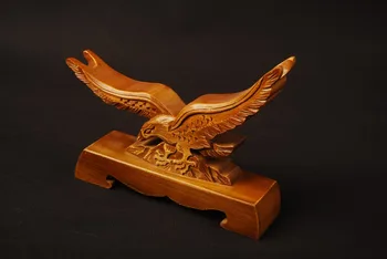 Delicat Ambarcațiuni de Lemn Hawk Model din Lemn Sculptat Suport stativ Rack de Afișare Japoneză Sabie de Samurai Colectie Deosebita SDJ07B