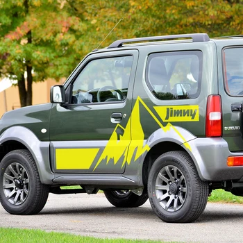 Doordash Munte Grafică de Vinil Autocolante Decal pentru Suzuki Jimny Off Road Styling Portiera Laterală Captivant Autocolant Auto