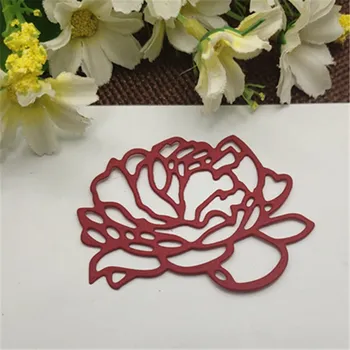 Dragoste Floare de Metal de Tăiere Moare Șabloane Pentru DIY Scrapbooking Decorative Relief Artizanat Mor de Tăiere Șablon