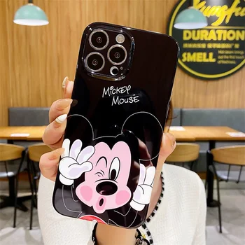 Drăguț Mickey Mouse Anime Telefon caz Pentru iPhone 14 13 12 11 Pro MAX Mini 6s 7 8 Plus XR XS SE Silicon Moale TPU capacul din spate Fundas