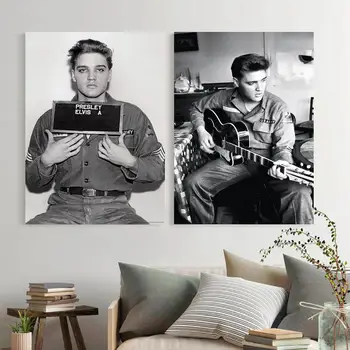 Elvis Presley Trupa Panza Poster de Artă și Arta de Perete Imagine Print Modern Family Decor dormitor Postere