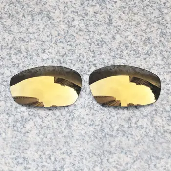 En-gros E. O. S Polarizate Îmbunătățită Lentile de Înlocuire pentru Oakley Split Jacket ochelari de Soare - Bronz Aur Polarizati Oglinda