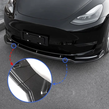 Fața Inferioară A Barei De Protecție Spoiler Se Potrivesc Pentru Tesla Model 3 Model Y Accesorii Auto Modificare Body Kit Bara Difuzor Protector
