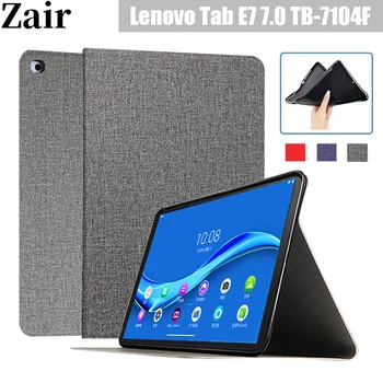 Flip Tableta Caz Pentru Lenovo Tab E7 2018 TB-7104F Funda Spate TPU Silicon Anti-Drop, Cover Pentru Lenovo Tab E7 TB-7104 7.0 caz
