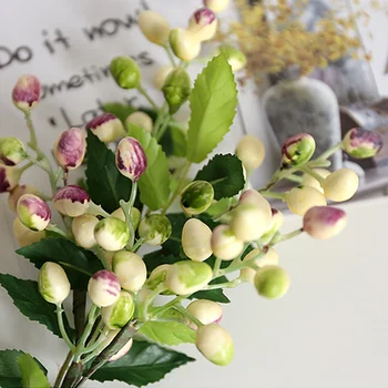 Flori artificiale de Fructe de Măsline Ramura Buchet de Verdeață, de Flori de Plante Decor Pentru DIY Nunta Petrecere Acasă, Gradina elemente de Recuzită de Aprovizionare