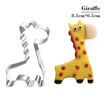 Forma de girafa Biscuit Mucegai Bakeware Fondant Tort Mucegai DIY Zahăr ziua copilului Ziua de nastere Copilul de Patiserie Tăietori Cookie Instrumente de Copt