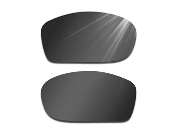 Glintbay 2 Perechi de ochelari de Soare Polarizat Lentile de Înlocuire pentru Oakley Cinci Pătrat Stealth Negru si Argintiu Titan