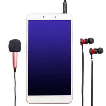 Handheld 3.5 mm Mini Microfon Stereo Portabil Mic KTV Karaoke Audio Microfon Pentru SmartPhone, PC, Accesorii Laptop 3.5 Mini Microfon