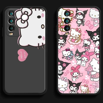 Hello Kitty 2023 CAZ, Cazuri de Telefon Pentru Xiaomi Redmi Note 10 10 Pro 10S 10 5G Cazuri Capacul din Spate Coque Funda