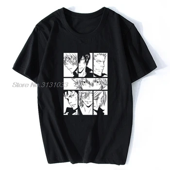 Hitman Reborn Tricou tricou Roșu Katekyo Hitman Reborn Art Barbati din Bumbac Tricou Anime Teuri Harajuku Streetwear Maneci Scurte