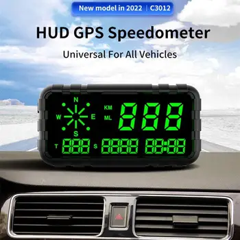 Hud Vitezometrul Contorul De Parcurs Busola Head Up Display Gps Display Digital Cu Funcție De Alarmă Universal Pentru Masina Camion Transport