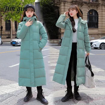 Iarna Gluga Hanorac Femei Uza coreean Casual Bumbac cu Fermoar-Sacou captusit Haina de Moda Cald Gros Palton Supradimensionat Femme