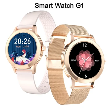 IP67 rezistent la apa G1 Ceas Inteligent Femei Brățară Minunată Heart Rate Monitor de Monitorizare de Somn Smartwatch Connect IOS Android G1 trupa