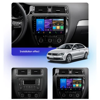 JIULUNET Android 11 2Din Radio Auto Pentru VW Volkswagen Sagitar Jetta 6 Bora 2011-2018 Player Multimedia Carplay stereo unitatea de Cap