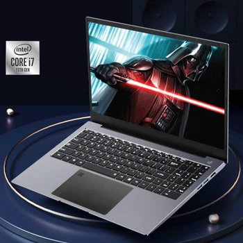 Jocuri Laptop-uri de 15.6 Inch Ultraslim 11 Intel Core i7 i9 1165G7 10750H Max 32G RAM 2T SSD 1920*1280 PC Portabil Notebook Win10