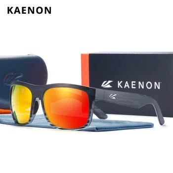 KAENON în Afara Polarizat ochelari de Soare Barbati Pătrat BURNET XL Anti-Orbire Ochelari de Soare TR90 Material Cadru 1.1 mm Lentile performante CE