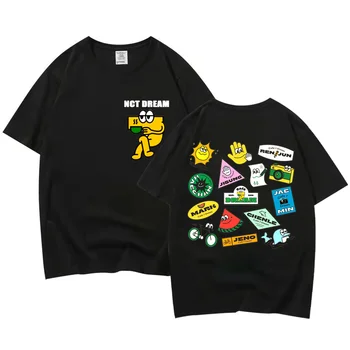 Kpop NCT VIS Cafenea 7 VIS de Bumbac Gât Rotund Maneca Scurta pentru Bărbați și Femei T-shirt Două Topuri Haine Kawaii