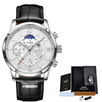 LIGE Ceasuri Mens 2021 Brand de Top Ceasuri Sport Pentru Bărbați Cuarț Bărbați Ceas Cronograf Ceas Militar Barbati Ceas Relogio Masculino