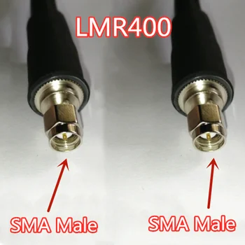 LMR-400 Cablu SMA tată să-SMA Male Conector Coaxial RF Pigtail Antena LMR400 Cablu