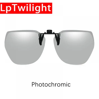 LpTwilight Ochelari clip bărbați lumină polarizată fotocromatică ochelari de soare brand de design de noapte viziune ochelari de protecție ochelari de înaltă calitate