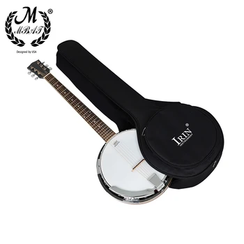 M MBAT Banjolele 5 String Banjo Caz care Transportă Sac Concert Negru Impermeabil Oxford Pânză Rucsac Instrument Muzical Accesorii