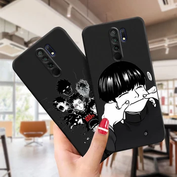 Mafia Psiho 100 Anime Telefon Caz pentru POCO M3 X3 Pro F3 pentru Xiaomi Redmi Nota 10 9A 9C 9 Pro Desene animate Capac