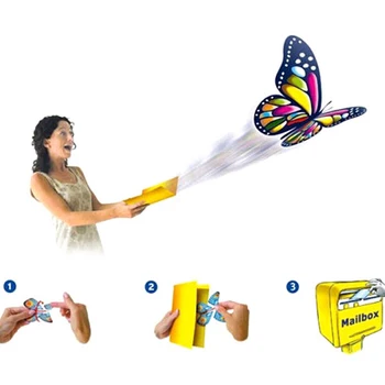 Magic Amuzant Zbor De Fluture Schimba De La Mâinile Goale Libertatea Fluture Aproape Trucuri De Magie Jucărie Pentru Copii De Gadget-Uri De Culoare Aleatorii