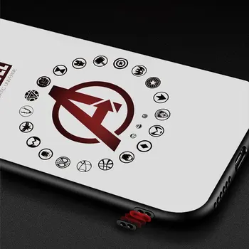 Marvel Veninul Ironman Coajă de Lux Telefon Caz pentru Realme 8i V25 7i 6s Narzo 6 7 5 8 9 Pro 9i 5s 9Pro 9 5G SE C17 8 6Pro Negru
