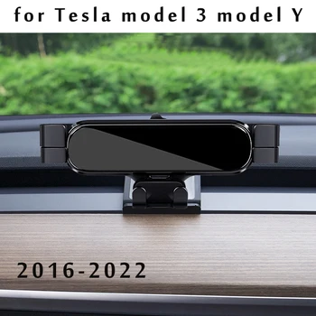 Masina Suport de Telefon Pentru Tesla Model 3 Model Y 2022 2021 2019 Styling Auto Suport GPS Stand Rotativ Mobil Suport Accesorii
