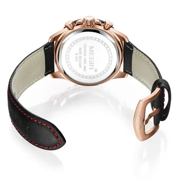 MEGIR Ceas Barbati Brand de Moda Cuarț Cronograf Ceas de Lux Creative Impermeabil Data Casual Barbati Ceasuri Relogio Masculino 2070