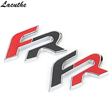 Metal 3D FR Autocolant Auto Emblema, Insigna pentru Seat Leon FR+ Cupra Ibiza, Altea, Exeo Masina de Curse de Formula Accesorii Styling Auto
