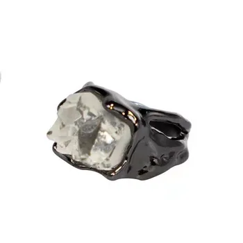 Metal Neregulate Cristal Ring Stil European Și American De Personalitate De Moda Degetul Arătător Ring Ms De Călătorie Accesorii De Nunta