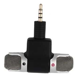Mini PC/Telefon de 3,5 mm Microfon Stereo Portabil Dual Channel Digital, Microfon Voce înregistrare Sunet