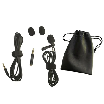 Mini Portabil Lavaliera Microfon de 3,5 mm Hands-free, Cablu de Linie Microfon Omnidirectional Pentru Calculator, Laptop, Telefon Mobil