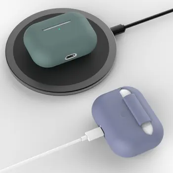 Minunat Coloful Silicon Tpu Wireless Căști Fără Fir Caz Pentru Airpods Pro Capac De Protectie Piele Dotari