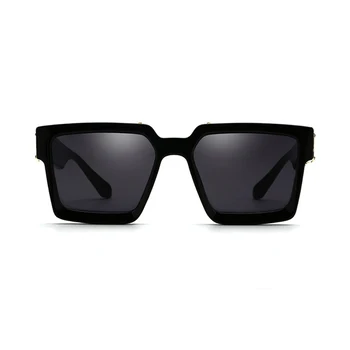 Moda Clasic de Lux de Designer de Brand Supradimensionat ochelari de Soare Patrati Femei Bărbați Scut Mare Frame-uri de Călătorie Ochelari de Soare Nuante UV400