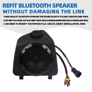 Motocicleta de Muzică Bluetooth Sunet Amplificator Audio Difuzoare Horn Sistemul Incarcator USB Pentru Vespa GTS300 GTS125 GTS 300 250 125 Piese