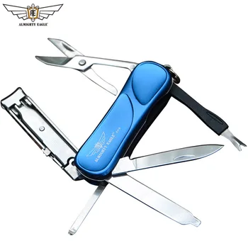 Multi Tool cuțit de Buzunar unghiera Cuțit cu EDC Foarfece Blade Mini-mașină de Tuns Portabil Unealta de uz Casnic Oudtoor