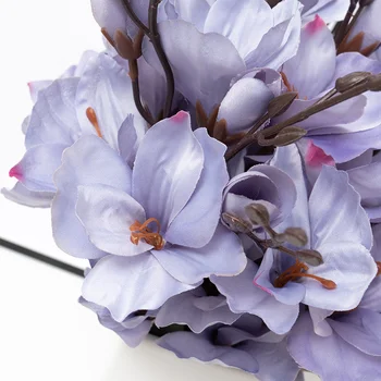 Mătase Artificială Flori Magnolia Acasă Decor Fals Flori De Toamnă Simulare Buchet De Recuzită Fotografie De Nunta De Masă Aranja