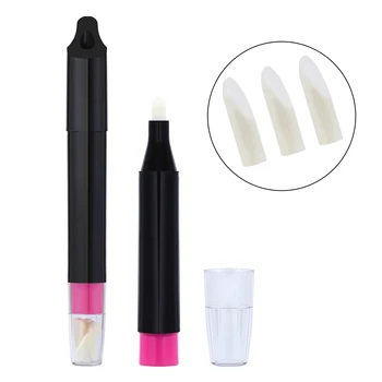 Nail Art 6 Înlocuire Sfaturi UV Gel lac de Unghii Remover Pen Manichiura Cleaner Polish Corrector Remover Pen Remover Instrument Folie