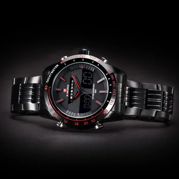 NAVIFORCE Ceas Casual Barbati Sport LED Ceas Digital impermeabil Cuarț Ceasuri barbati brand de lux bandă de oțel relogio masculino ceas