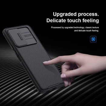 NILLKIN pentru Samsung Galaxy A53 5G caz Slide 360 aparat de Fotografiat Lentilă de Protecție CamShield capacul din Spate pentru Samsung A53 5G