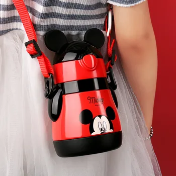 Noi Disney sticla termos copii desene animate cesti de apa Mickey Printesa cana 304stainless oțel cu tip portabil Atent arsuri
